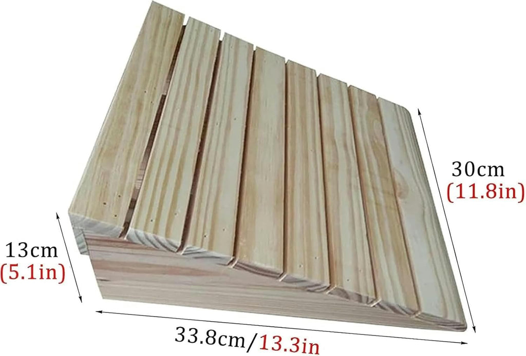 Threshold Ramp, 3/4/5/6/7inch Rise Portable Wood Ramps, for Doorways/Front Door/Garage, Wooden Threshold Ramps for Walkers/Motorcycle/Disabled Chair