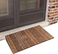 JYDQM Portable Driveway Ramp Wooden Threshold Ramps for Doorways 10cm/18cm/20cm High, Portable Non Slip Wheelchair Ramps for Stairs/Patio Door/Doorways(Size:60x100x30cm/23.6x39.4x11.8inch)