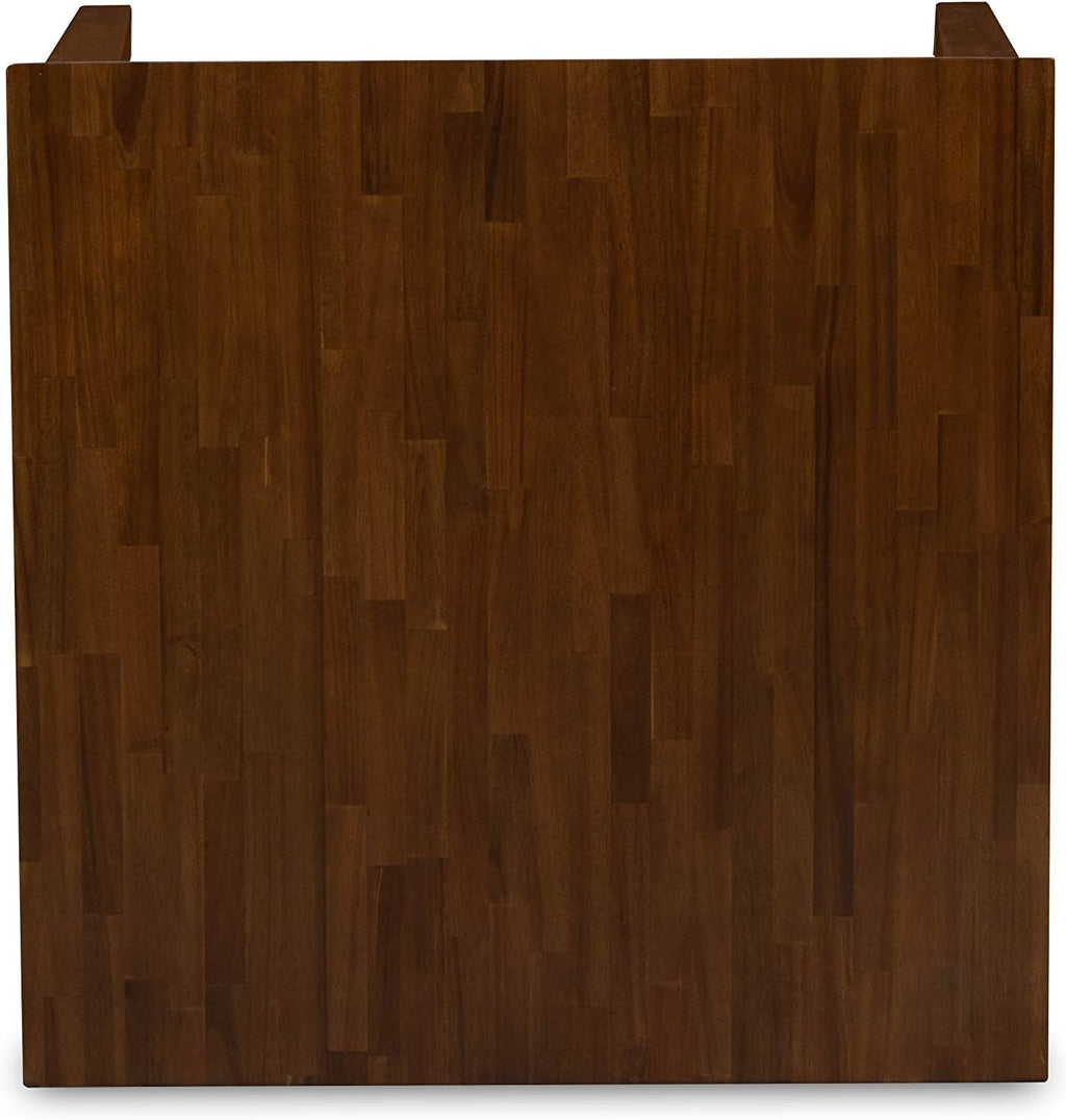 East West Furniture OXT-AWA-T Oxford Square Kitchen Dining Table for Small Spaces, 36x36 Inch, Antique Walnut