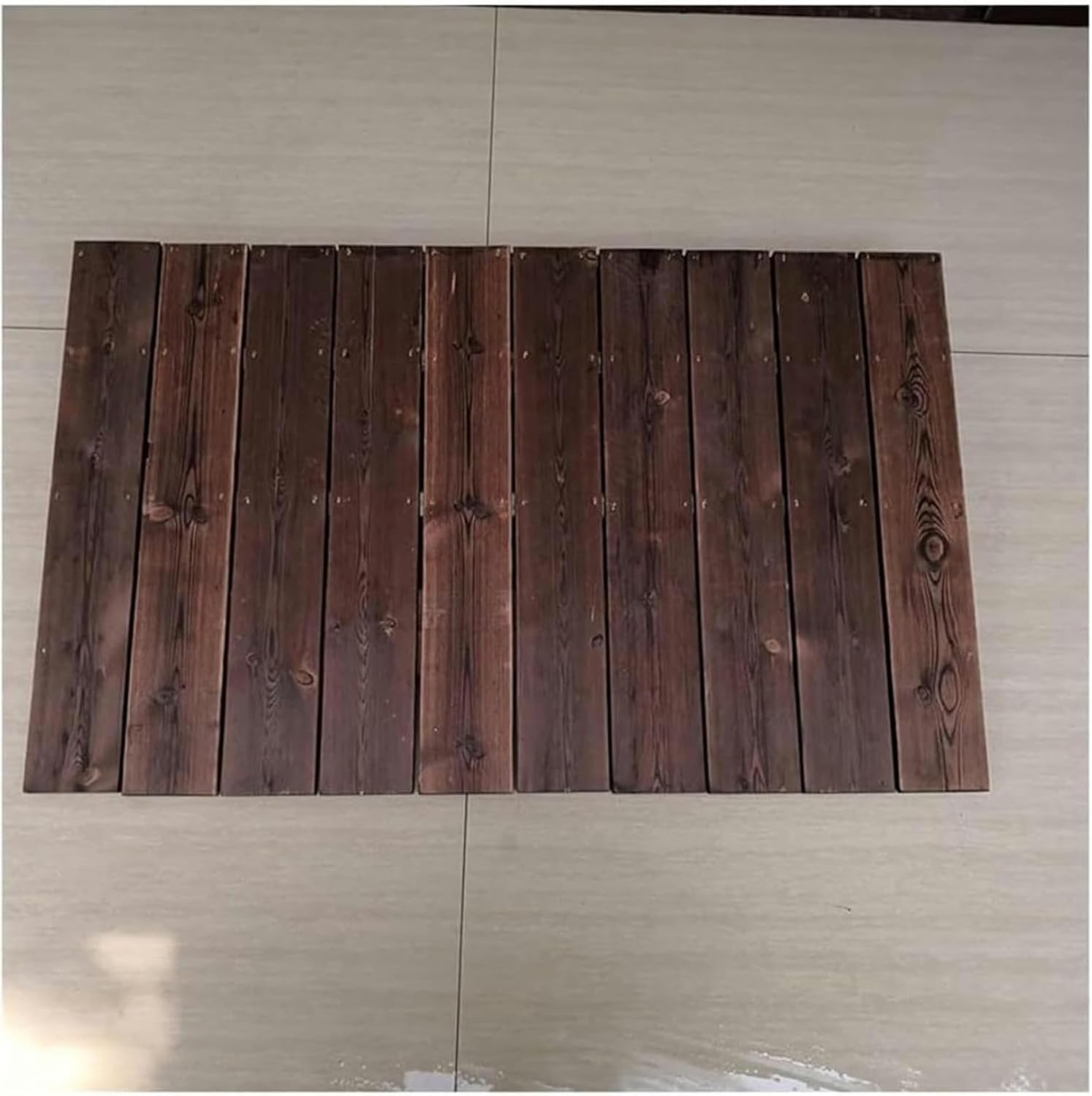 Threshold Ramp, Wooden Threshold Ramp for Doorway - Pine Threshold Ramp - Wood Angled Entry - Rated 880lbs Load Capacity - for Wheelchair and Scooter