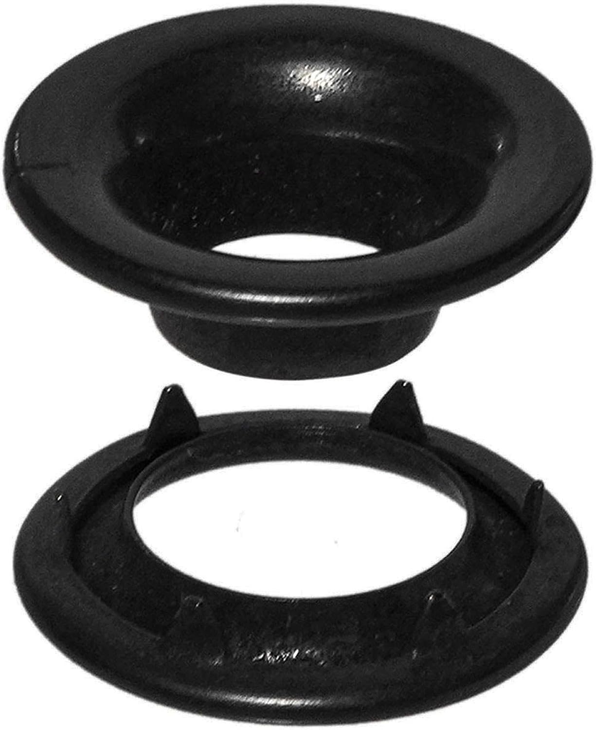 Stimpson 5RRGSWBDBC1440 Rolled Rim Grommet and Spur Washer Dull Black Oxide Durable, Reliable, Heavy-Duty #5 Set (1,440 Sets)