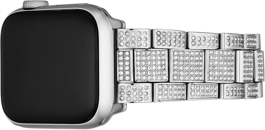 Michael Kors Band for Apple Watch; Stainless Steel Smart Watch Bands for Women; Compatible with Apple Watch 38mm, 40mm, 41mm