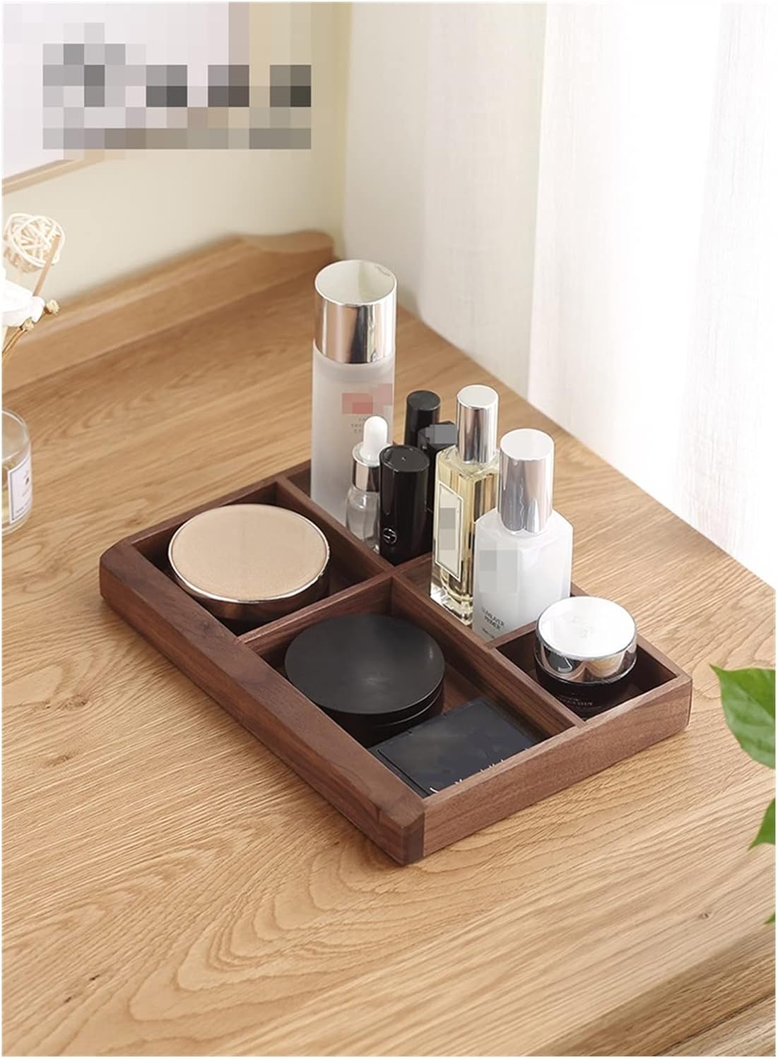 Jewelry Box Solid Wood Storage Box Coffee Table Living Room Key Home Simple Office Sundries Storage Tray Desktop Cosmetics