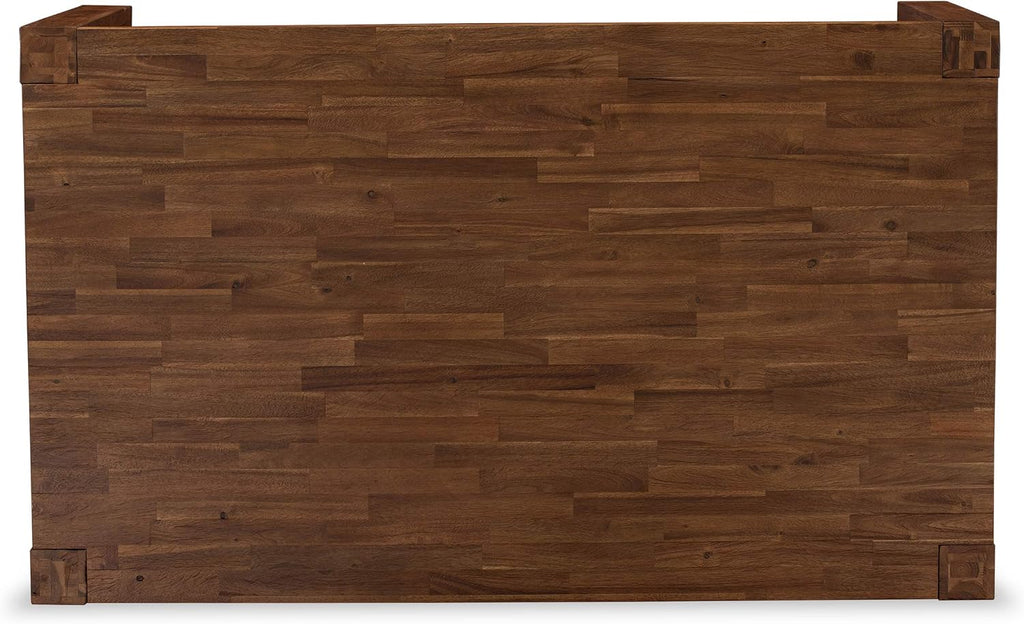 East West Furniture CN6-0N-T Celina Modern Kitchen Table - Rectangle Rustic Wood Dining Table , 36x60 Inch, Walnut