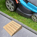 Ramps Threshold Ramp, Lawn Mower Curb Ramps 6 Inch Rise, Extra Long 40 50 60 70 80 cm - Wood Threshold Ramp for Exterior Entrance Door, Front Door Ramp for Mobility Scooter(60x38.8x15cm)