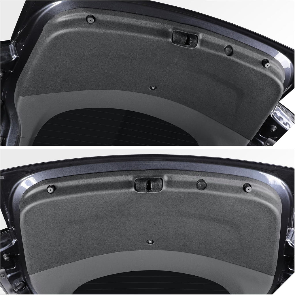 LUCKEASY 17PCS Interior Suits for Tesla Model Y Juniper 2025 2026 | Front & Rear Door Sill Protector|Center Console Anti-Kick Pad|Tailgate Mat & Bumper Guard|Trunk Side Protective Cover