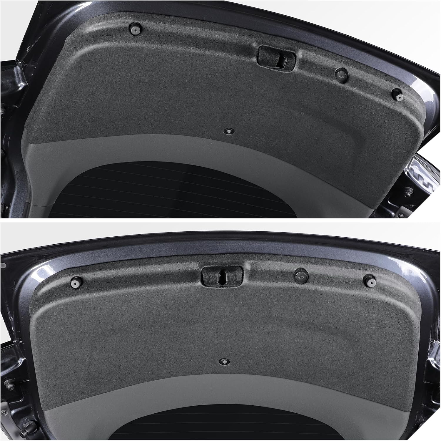 LUCKEASY 17PCS Interior Suits for Tesla Model Y Juniper 2025 2026 | Front & Rear Door Sill Protector|Center Console Anti-Kick Pad|Tailgate Mat & Bumper Guard|Trunk Side Protective Cover