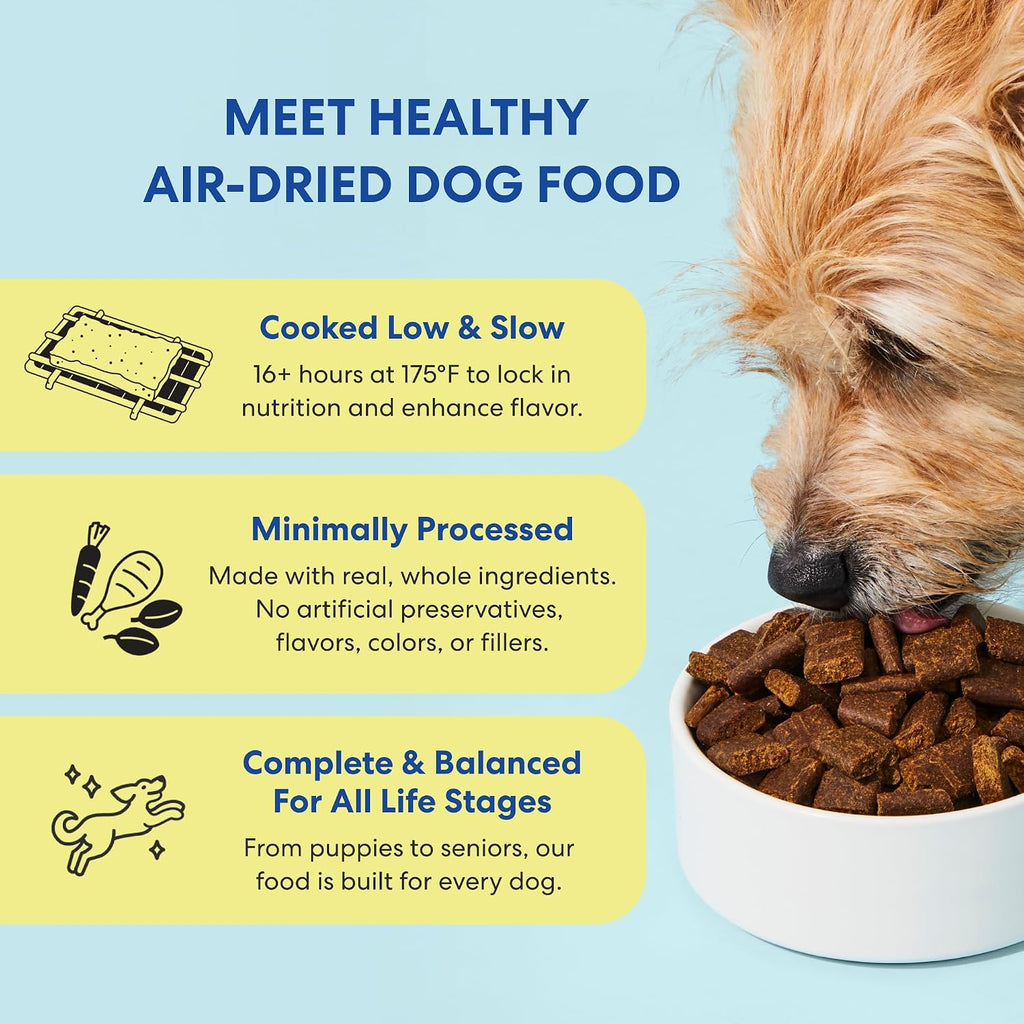 The Pets Table Beef & Berries Grain-Free Air-Dried Dog Food, 48 Oz. Bag (Pack of 2)
