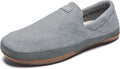 OLUKAI Kalawa Men's Slip-On Shoes, Soft & Comfortable Wool Blend Slippers, Warm & Breathable Fleece Lining, All-Day Comfort & Wear