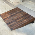 Wooden Threshold Ramps for Doorways, 4inch/7inch/8inch Rise Porch Wheelchair Ramps, Non Slip Portable Home Entry Ramps (Size : 90x70x20cm)