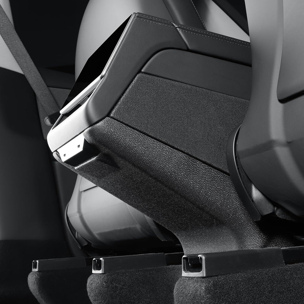 LUCKEASY Fit for Tesla Model Y Juniper 2025 2026 Front & Back Door Threshold Strip& Anti-Kick Pad|Rear Trunk Side Protective Cover|Trunk Tailgate Mat|Rear Bumper Guard