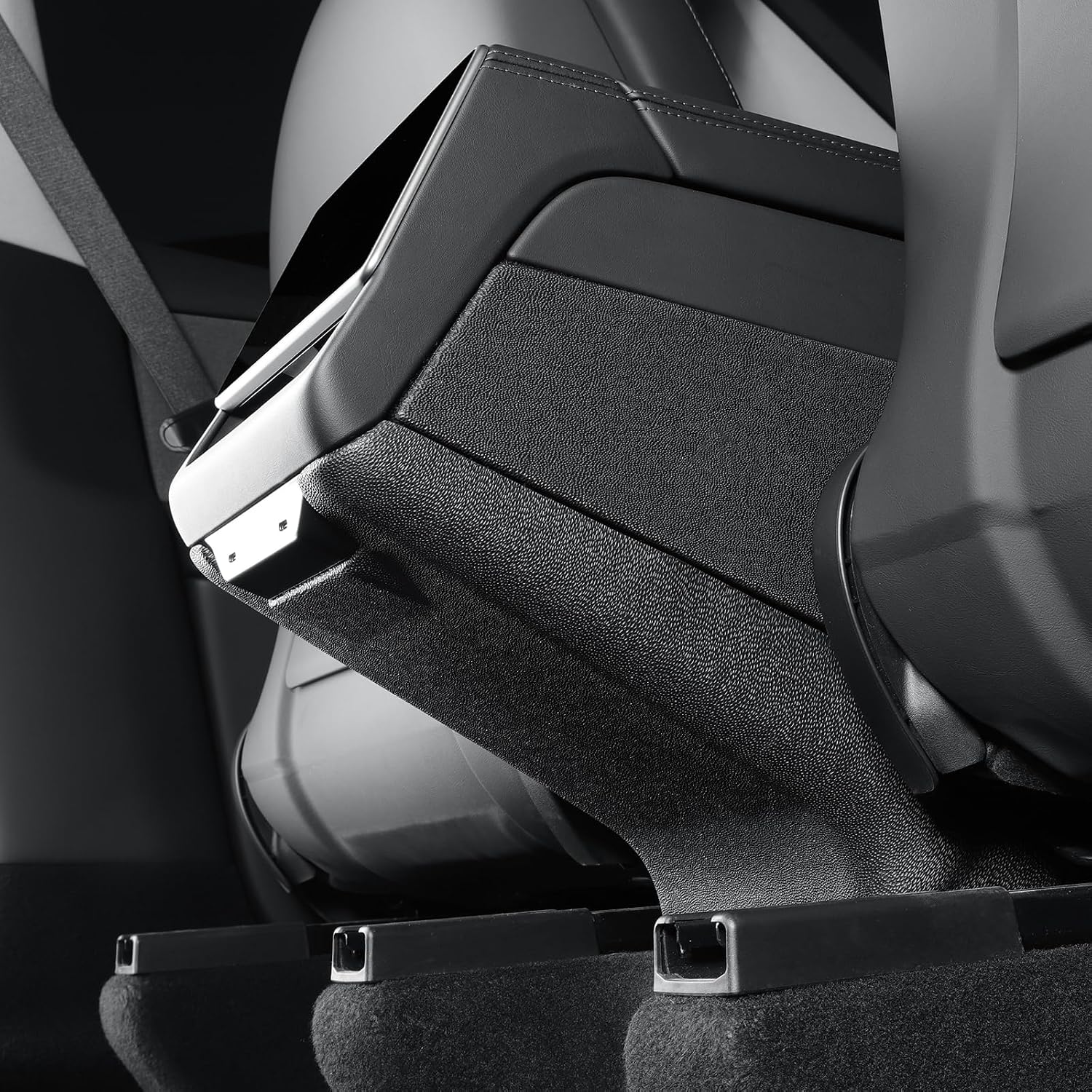 LUCKEASY Fit for Tesla Model Y Juniper 2025 2026 Front & Back Door Threshold Strip& Anti-Kick Pad|Rear Trunk Side Protective Cover|Trunk Tailgate Mat|Rear Bumper Guard