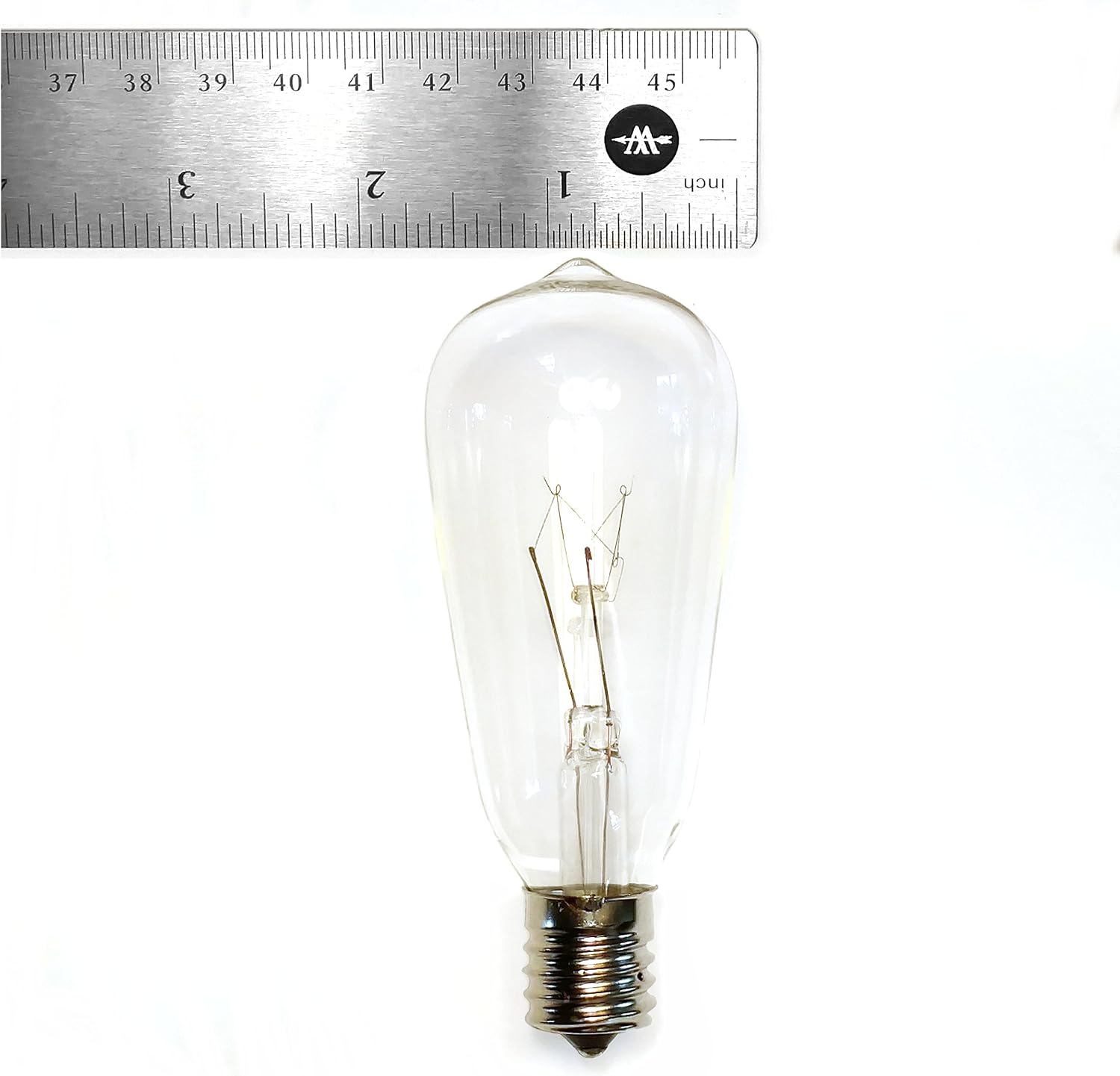 Hometown Evolution, Inc. Vintage Edison Outdoor String Lights (ST40 Clear - Black Wire, 100 ft)