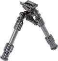 Caldwell Accumax Premium Carbon Fiber Sling Swivel Stud Bipod with Twist Lock Quick-Deployment Legs for Long Gun Rifle for Tactical Shooting Range and Sport, Black