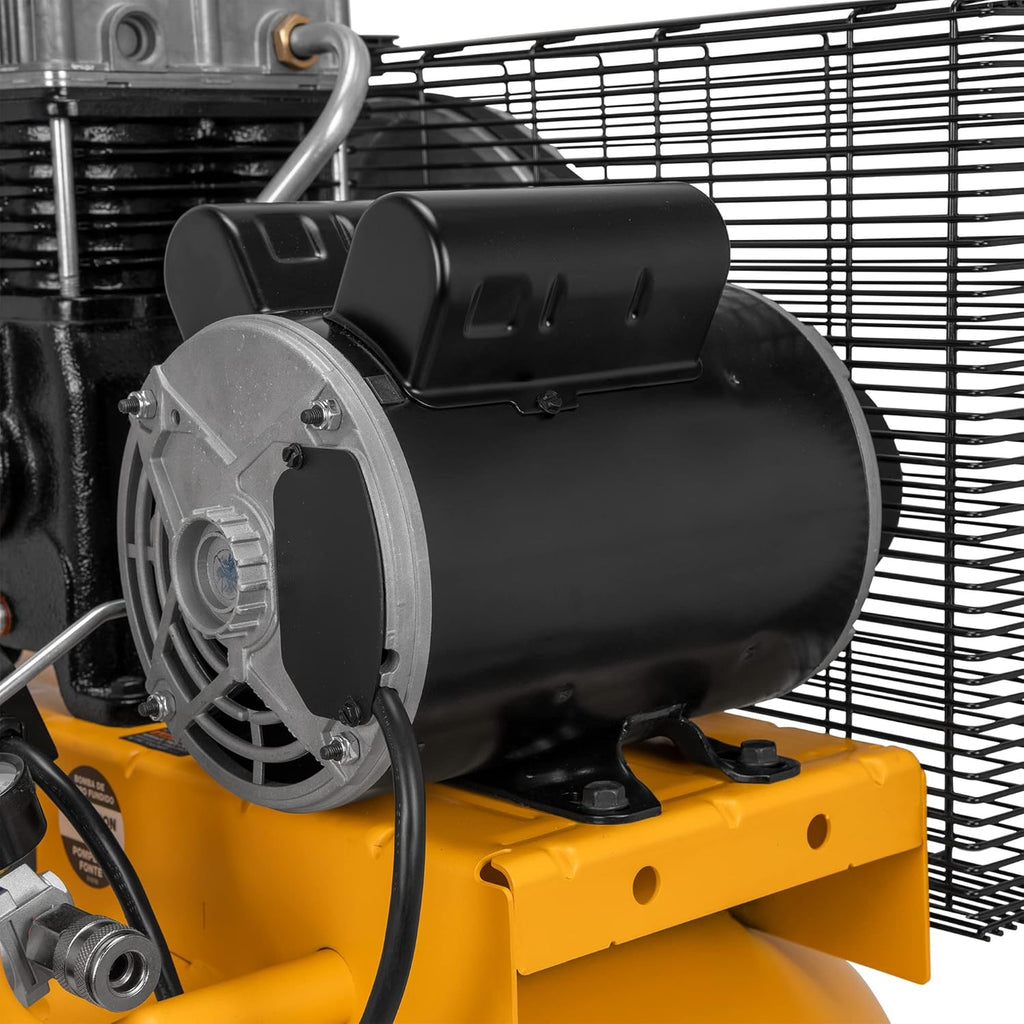Dewalt 30 Gallon Vertical Air Compressor, 2 HP, Single Stage, Oil Lube Belt Drive, 175 Max PSI, Portable Air Compressor for Home Improvement, 6.2 SCFM at 90 PSI, Efficient Performance