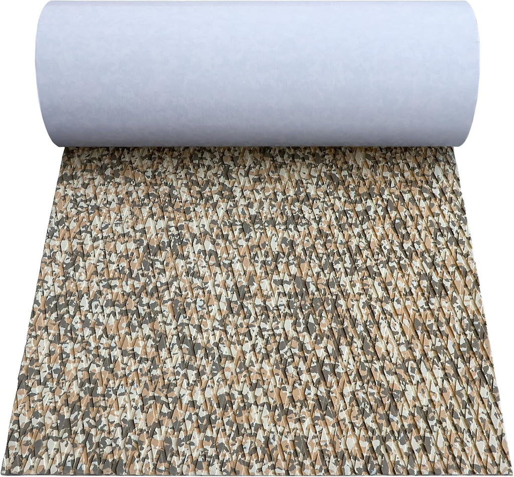 Hjdeck Boat Flooring EVA Foam Boat Decking Marine Carpet Non-Slip Decking Sheet Self-Adhesive Marine Flooring for Fishing Boat Kayak Yacht RV Swimming Pool Golf Cart 94.5'x23.6'/16.1'/11.8'