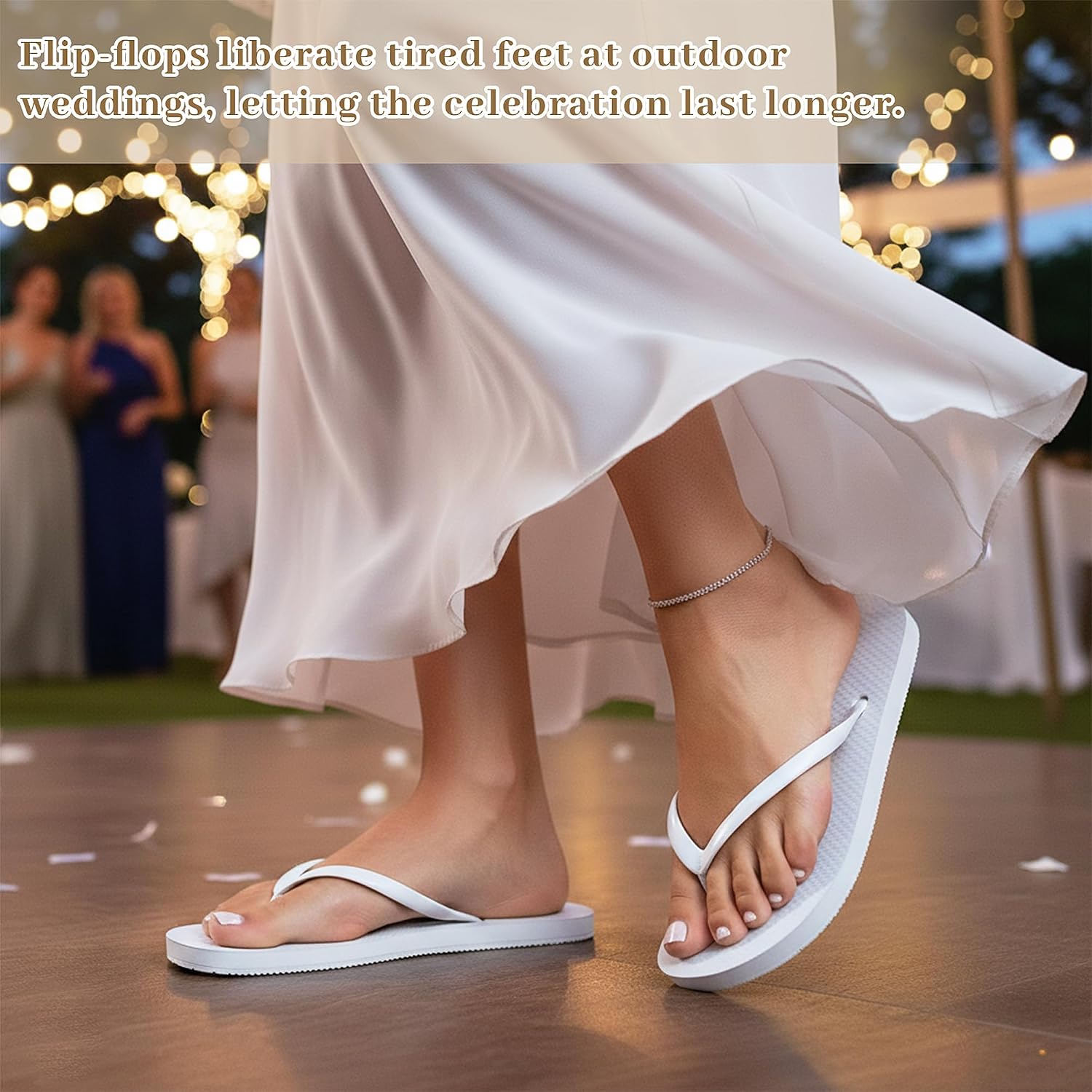MGupzao Bulk Flip Flops For Wedding Guests 24 | 52 Pack Wholesale Wedding Sandals Beach Party