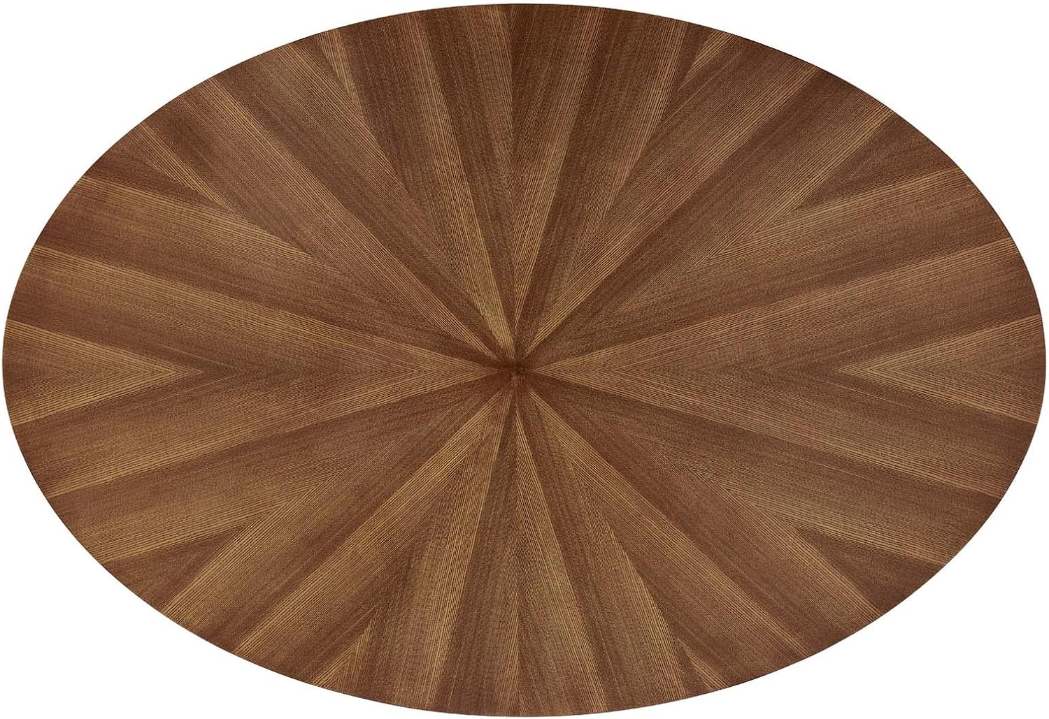 Modway Crossroads 63' Oval Wood Dining Table, Walnut