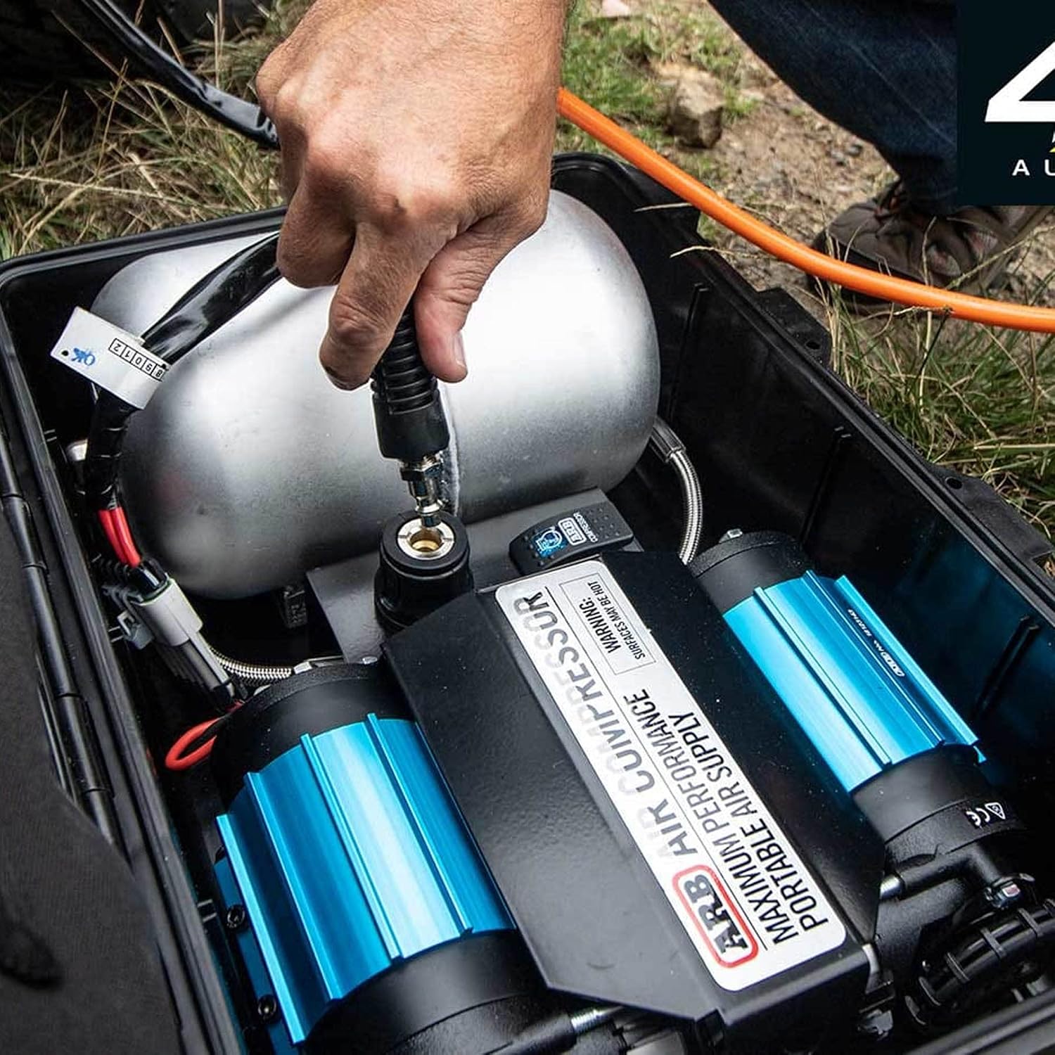 ARB (CKMTP12) 12V Twin Motor High Performance Portable Air Compressor