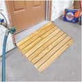 Portable Wood Wheelchair Ramp Threshold Ramp 2' 3' 4' 5' 6' Rise, Kerb/Curb Ramps for Doorway Access Entry, (Size : 30.8x30x12cm)