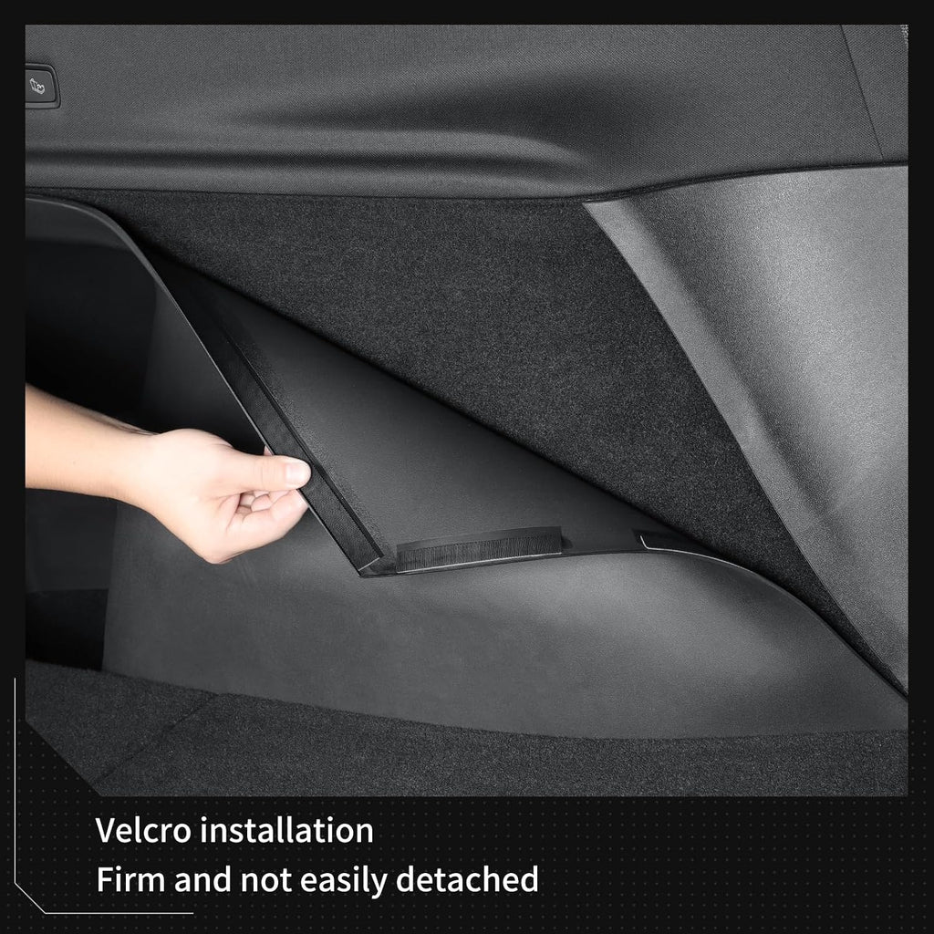LUCKEASY 17PCS Interior Suits for Tesla Model Y Juniper 2025 2026 | Front & Rear Door Sill Protector|Center Console Anti-Kick Pad|Tailgate Mat & Bumper Guard|Trunk Side Protective Cover