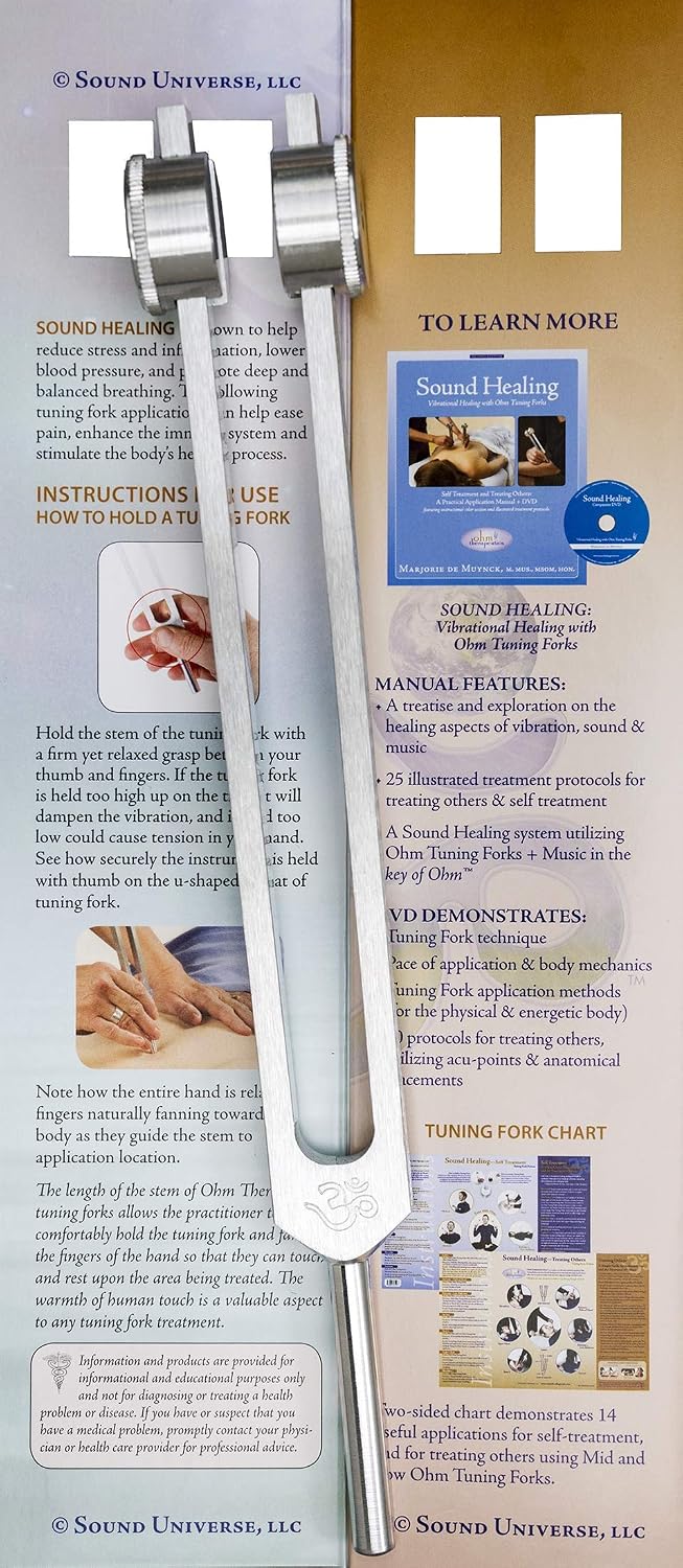 Sound Healing Foundations Home Study Course Includes Mid Ohm Tuning Fork Set; Low Ohm Tuning Fork; Activator(s); Manual + Tuning Fork Application Video; 3 Charts; Online Access/Download Codes