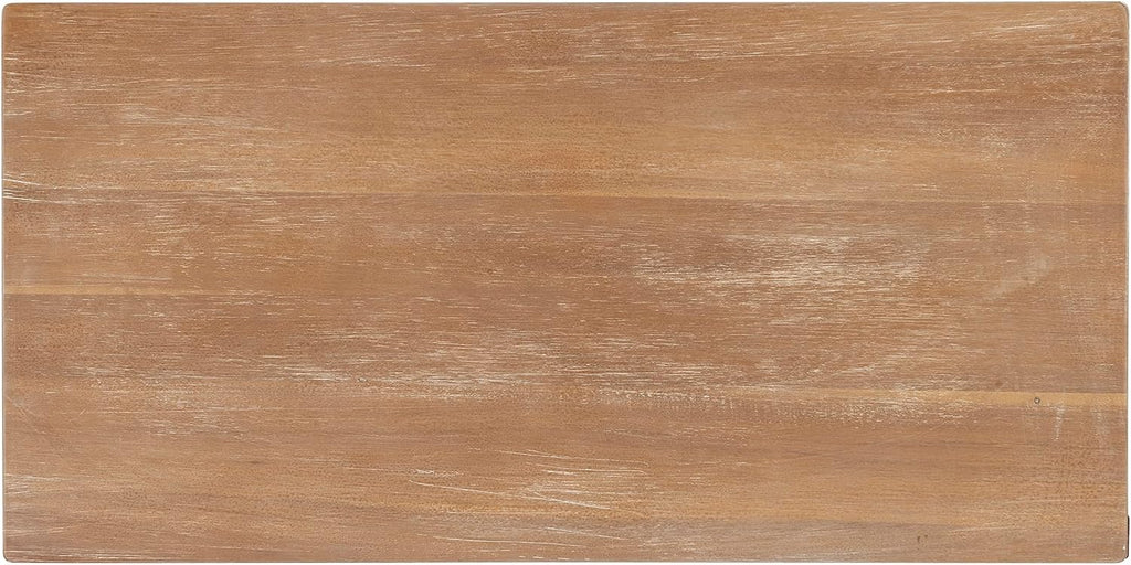 Linon 42 inch Height Pub Claridge Table, Distressed Brown Bar