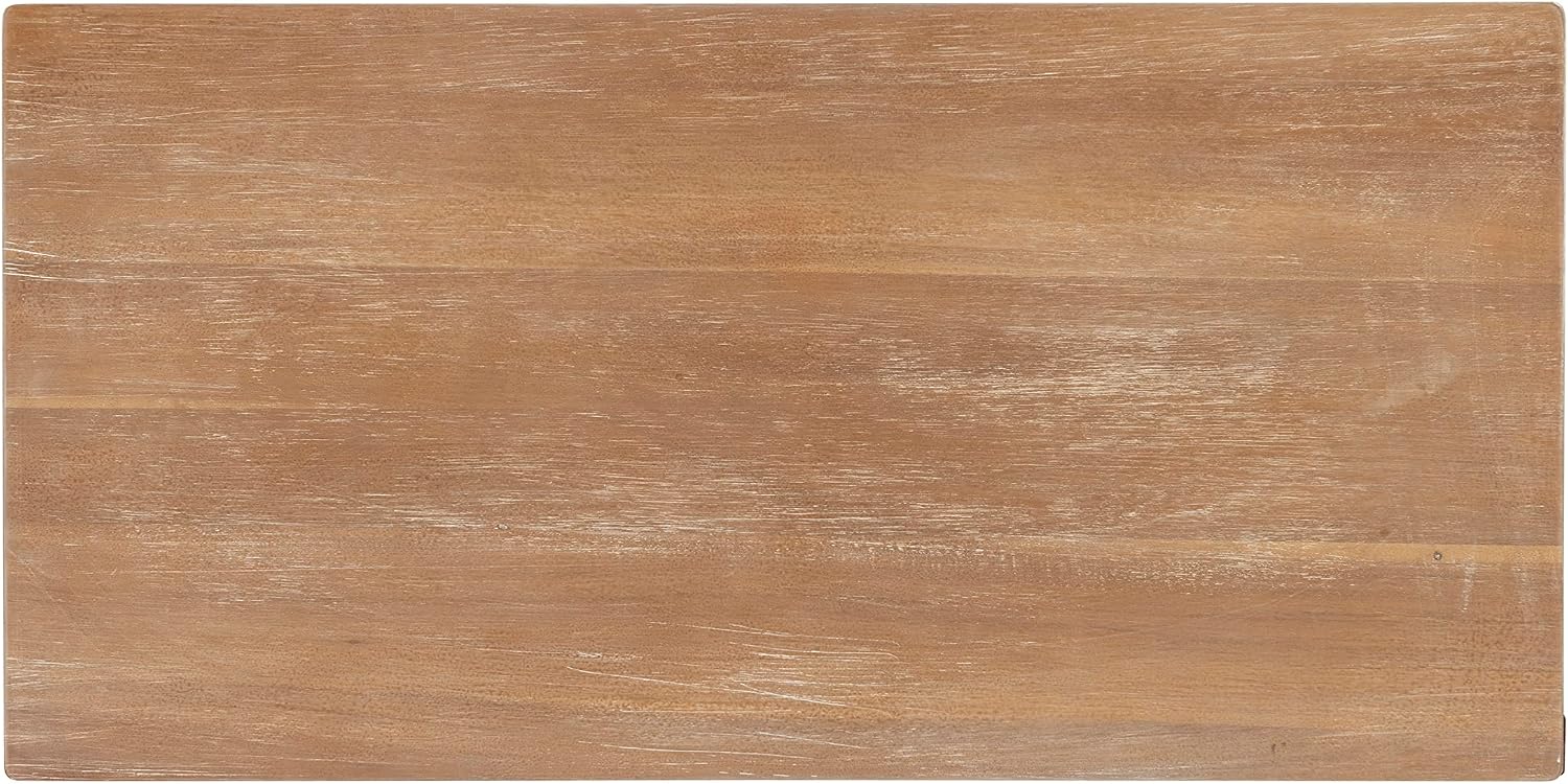 Linon 42 inch Height Pub Claridge Table, Distressed Brown Bar