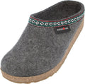 HAFLINGER GZ Clog - Grey, 43 12 Women/10 Men