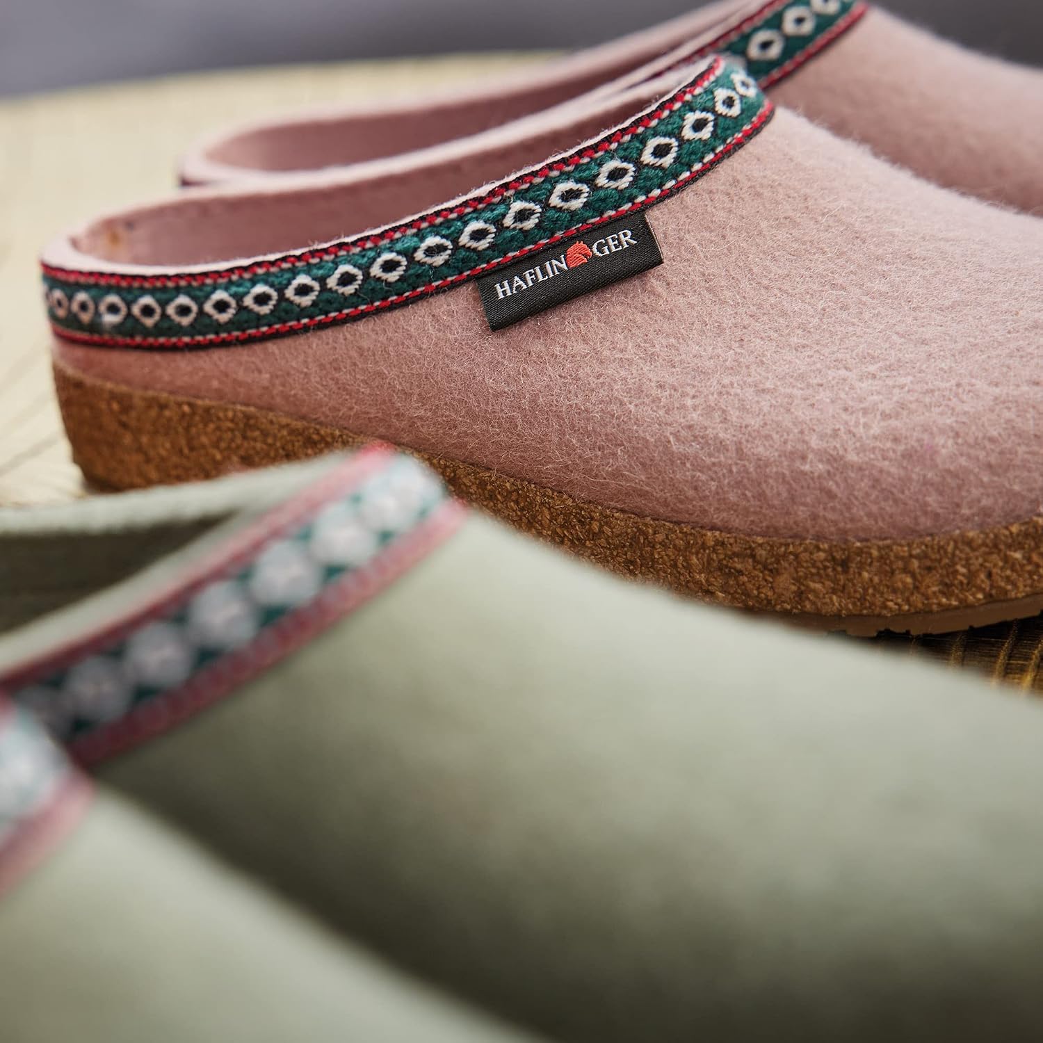 HAFLINGER GZ Clog - Grey, 45 14 Women/12 Men