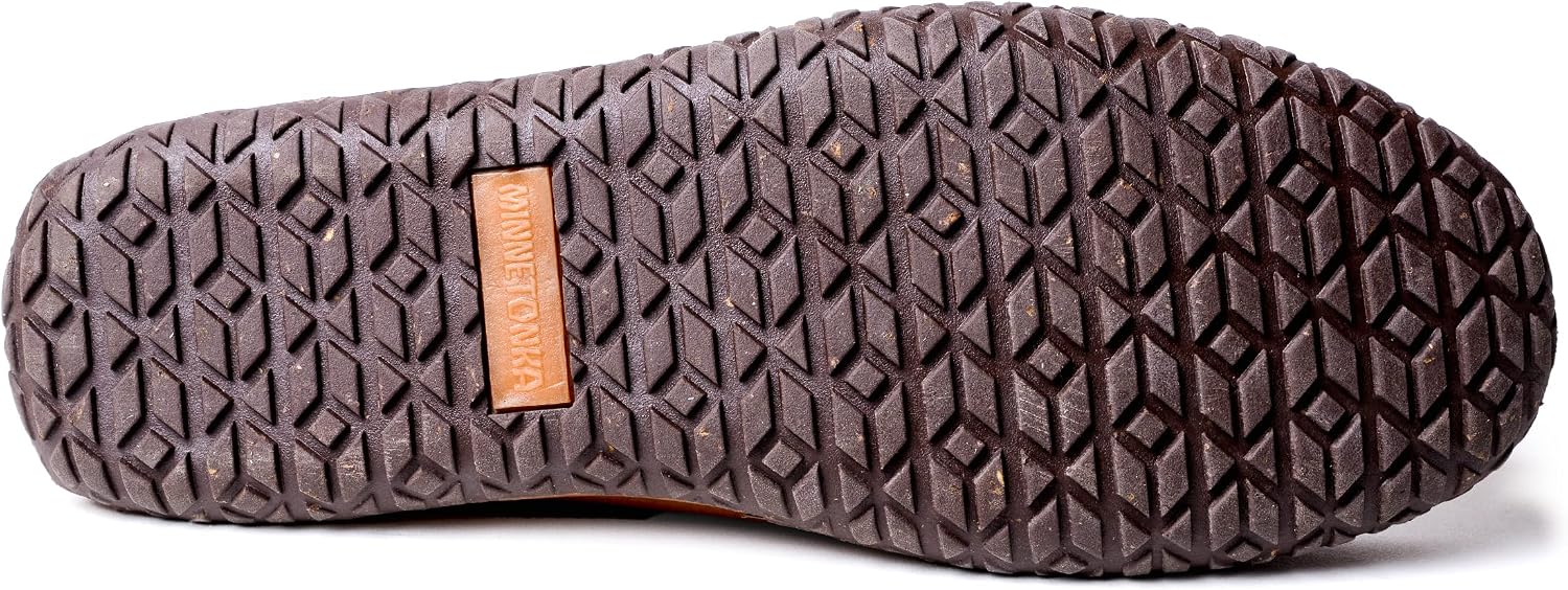 Minnetonka Men's Moosehide Tread Moccasins