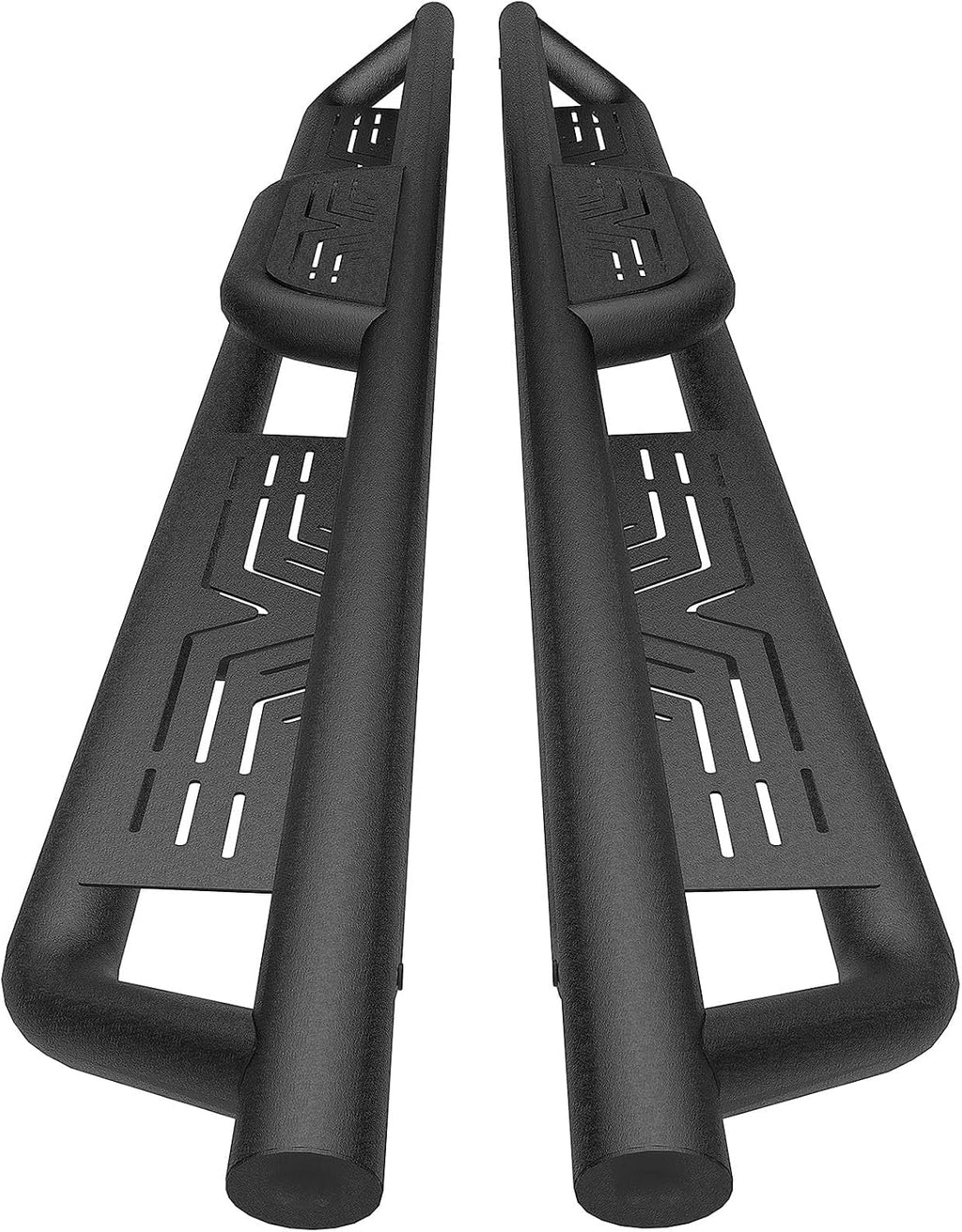 PZ 6' Running Boards Anti-Slip Side Steps Carbon Steel Compatible with Chevy Silverado 1500 Crew Cab 2019-2026,550LBS Steel No Drill Truck Running Boards Direct Fit Nerf Bar