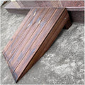 Generic Entry Ramps for Wheelchairs for Home, Portable Anti-Skid Wood Threshold Ramps for Doorways 4'' 7'' 8'' 10'' 12'' Rise, Transition Ramp for Cars/Motorcycle/Disabled Chair(90x50x10cm)