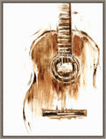 Amanti Art Framed Canvas Wall Art 24x18 Instrumental II by Ethan Harper, Framed Wall Art Canvas, Music Artwork, Country Rustic Decor, Medium Poster Painting for Living Room, Bedroom, Bathroom,