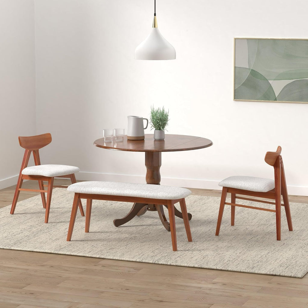 International Concepts 42' Round Dual Drop Leaf Pedestal Table
