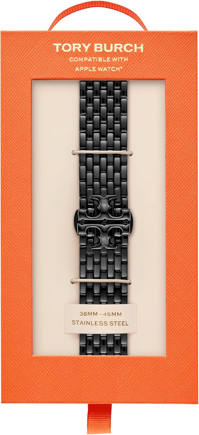 Tory Burch Women's Eleanor 38/40/41/42mm and 42/44/45/46mm Stainless Steel Band for Apple Watch®