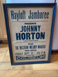 1953 Country Music Rockabilly Star Johnny Horton Concert Poster