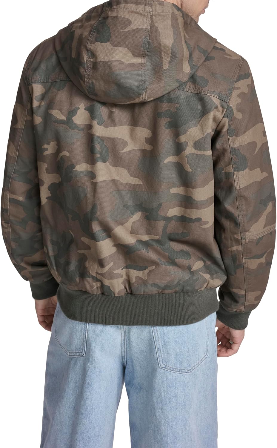 Levi's Men's Workwear Cotton Canvas Hooded Bomber Jacket