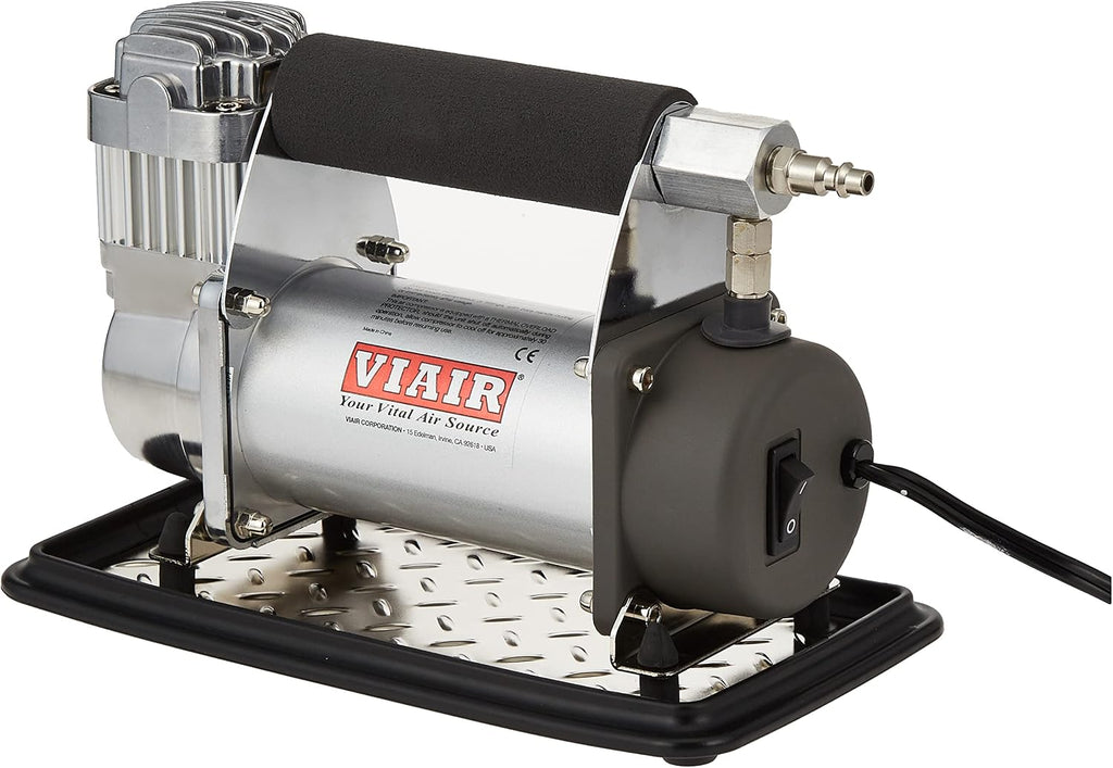 VIAIR 400P RV 12-Volt(12v) Automatic Portable Compressor Kit, RV Tire Inflator/Pump, For Class C Motorhomes, 150 PSI 40047