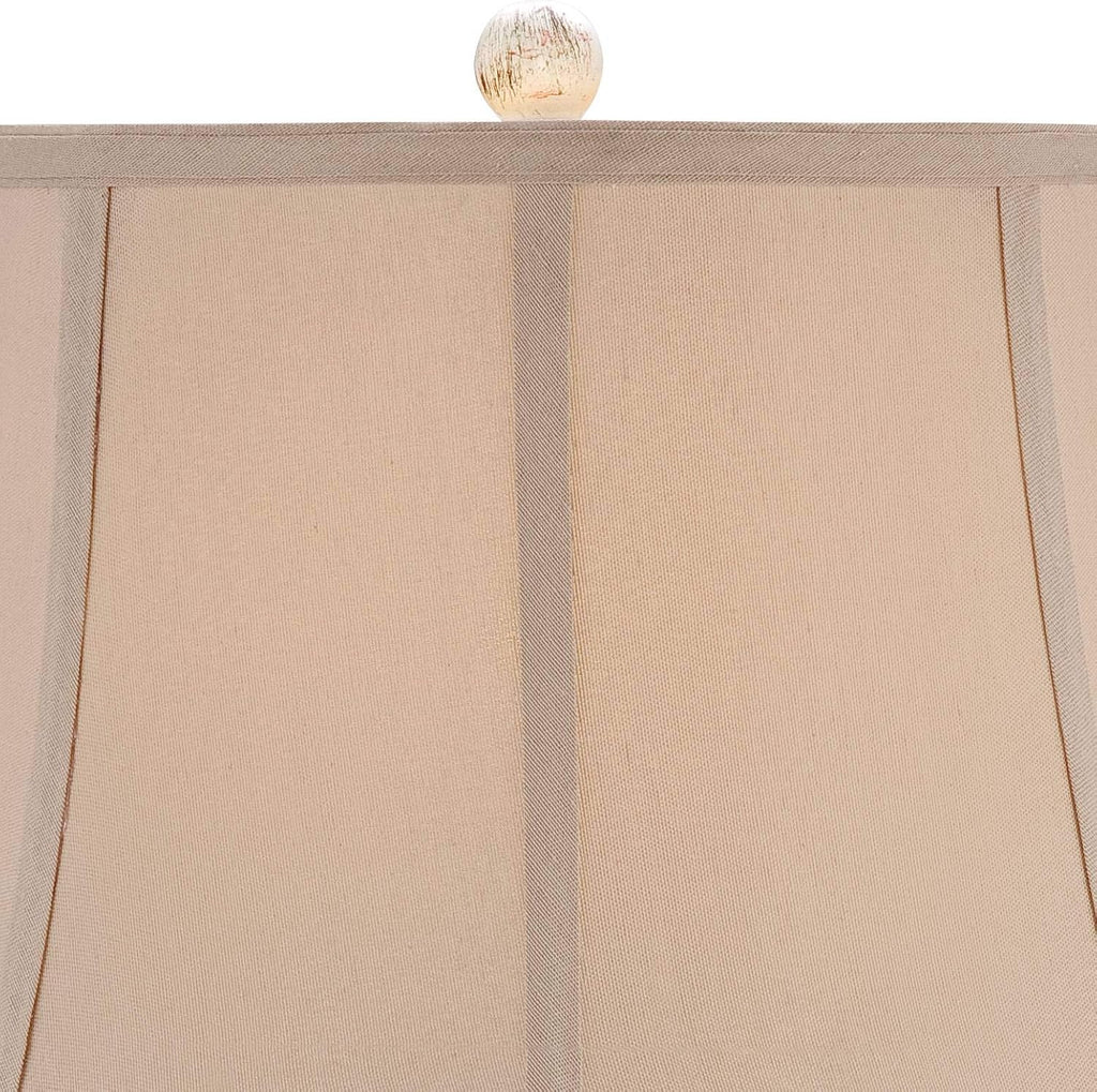 Regency Hill Isabella Rustic Country Cottage Core Table Lamps 29' Tall Set of 2 Crackled Ivory Glaze Ceramic Handles Jar Beige Bell Shade for Bedroom Living Room House Bedside Nightstand Office