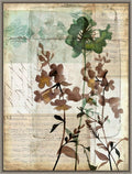 Amanti Art Framed Canvas Wall Art 42x32 Music Box Floral II by Jennifer Goldberger, Framed Wall Art Canvas, Flowers Artwork, Country Rustic Decor, Oversize Poster Painting for Living Room, Bedroom,