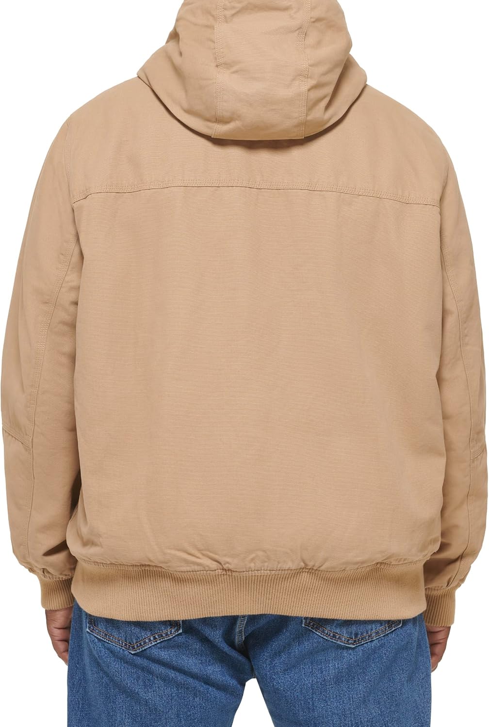 Levi's Men's Workwear Cotton Canvas Hooded Bomber Jacket