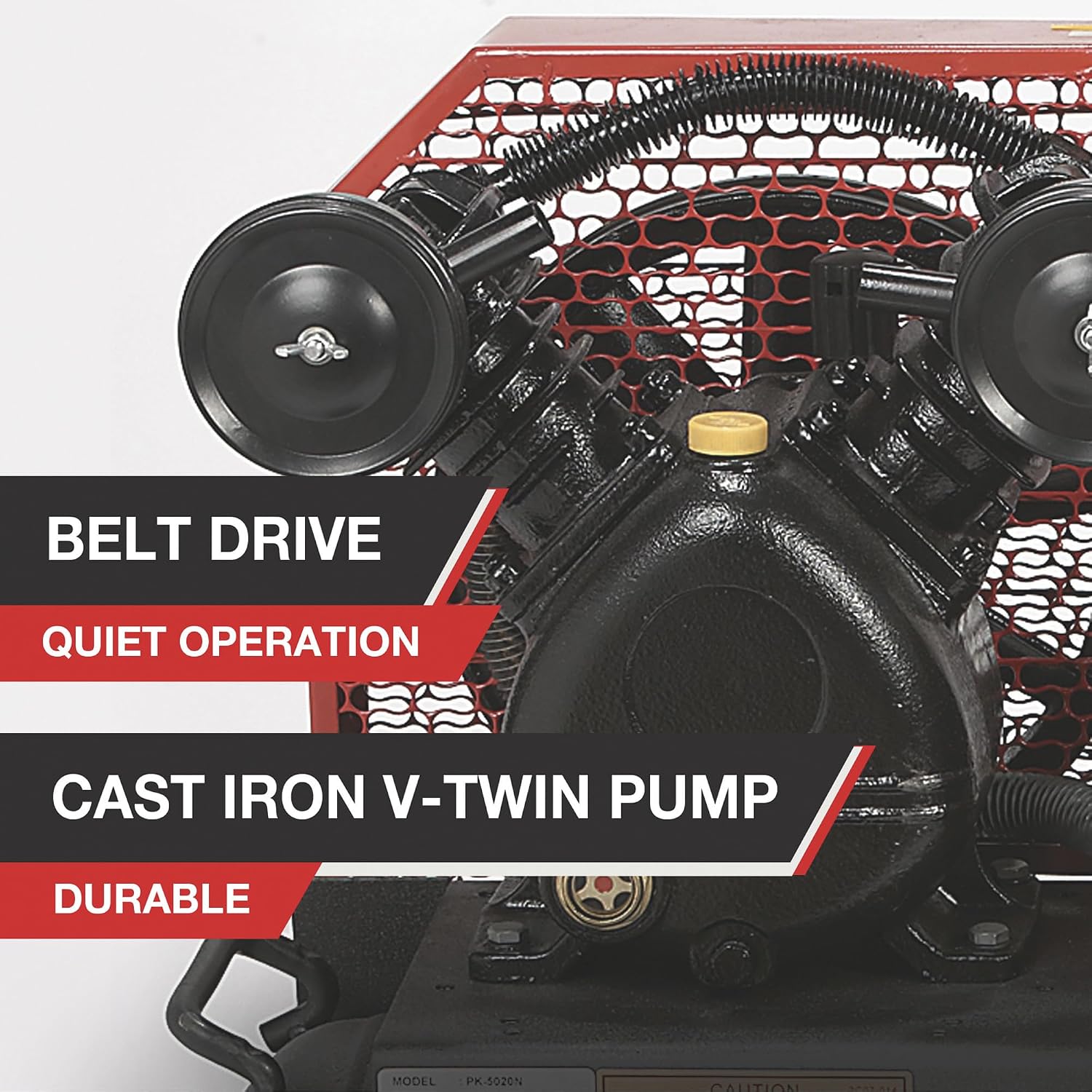 NorthStar Single-Stage Portable Electric Air Compressor - 2 HP, 20-Gallon Vertical, 5.0 CFM