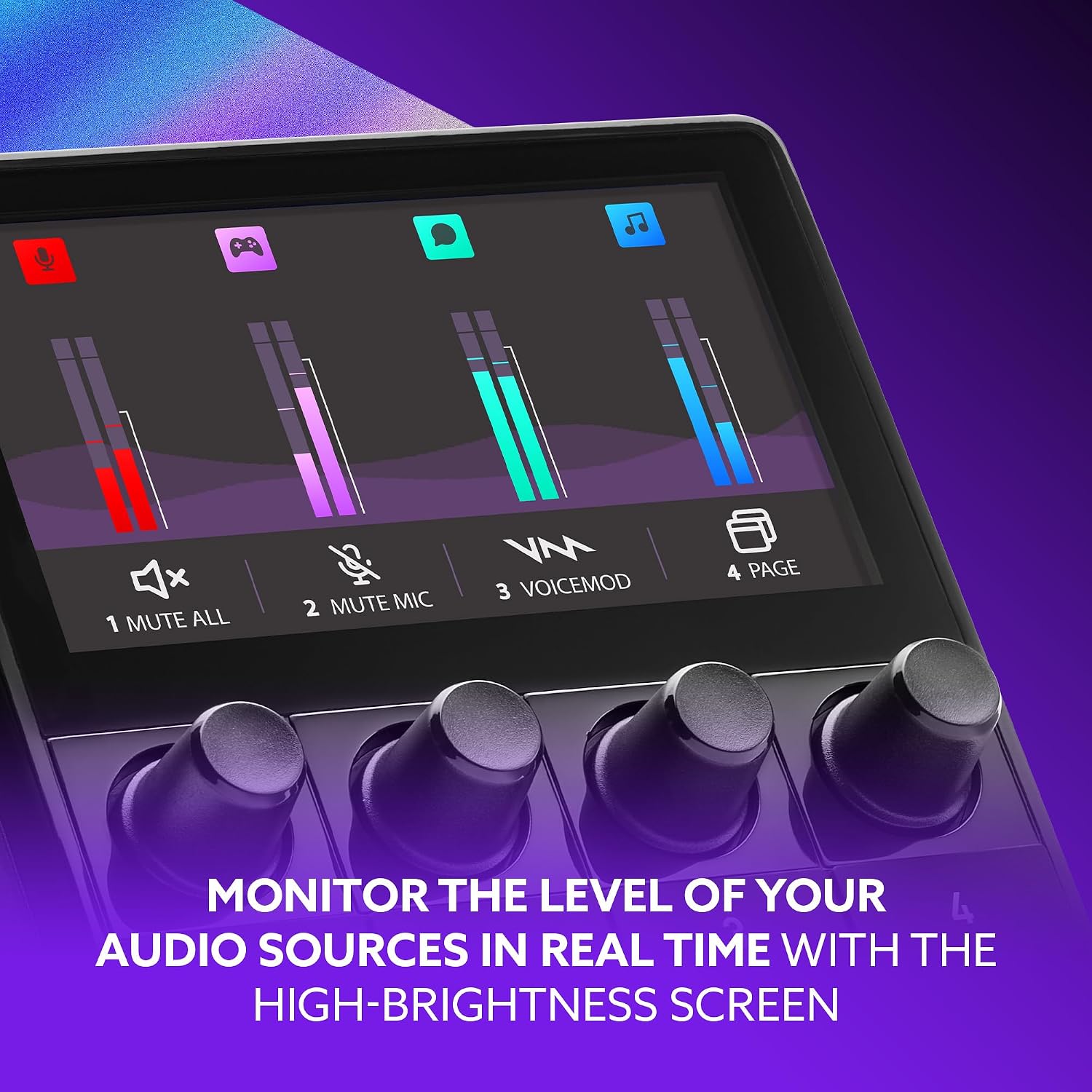 Hercules Stream Starter Kit, Includes Stream 100 and HUD-600 USB Microphone + 3 Months Voicemod Pro, Core Streaming apps pre-Integrated (OBS, Streamlabs), Compatible with PC Only