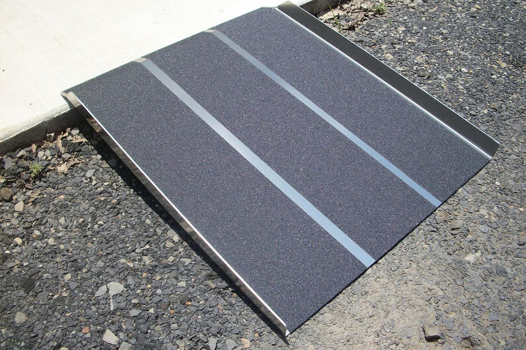 Wheelchair Ramp 3 Ft Long x 32' Wide, Solid & Stable, Aluminum, Portable, Non-Slip Handicap ramp, Door Threshold Wheel Chair Ramps for Home, Home Steps, Scooter, Doorways, 800lbs Capacity, CodyCo