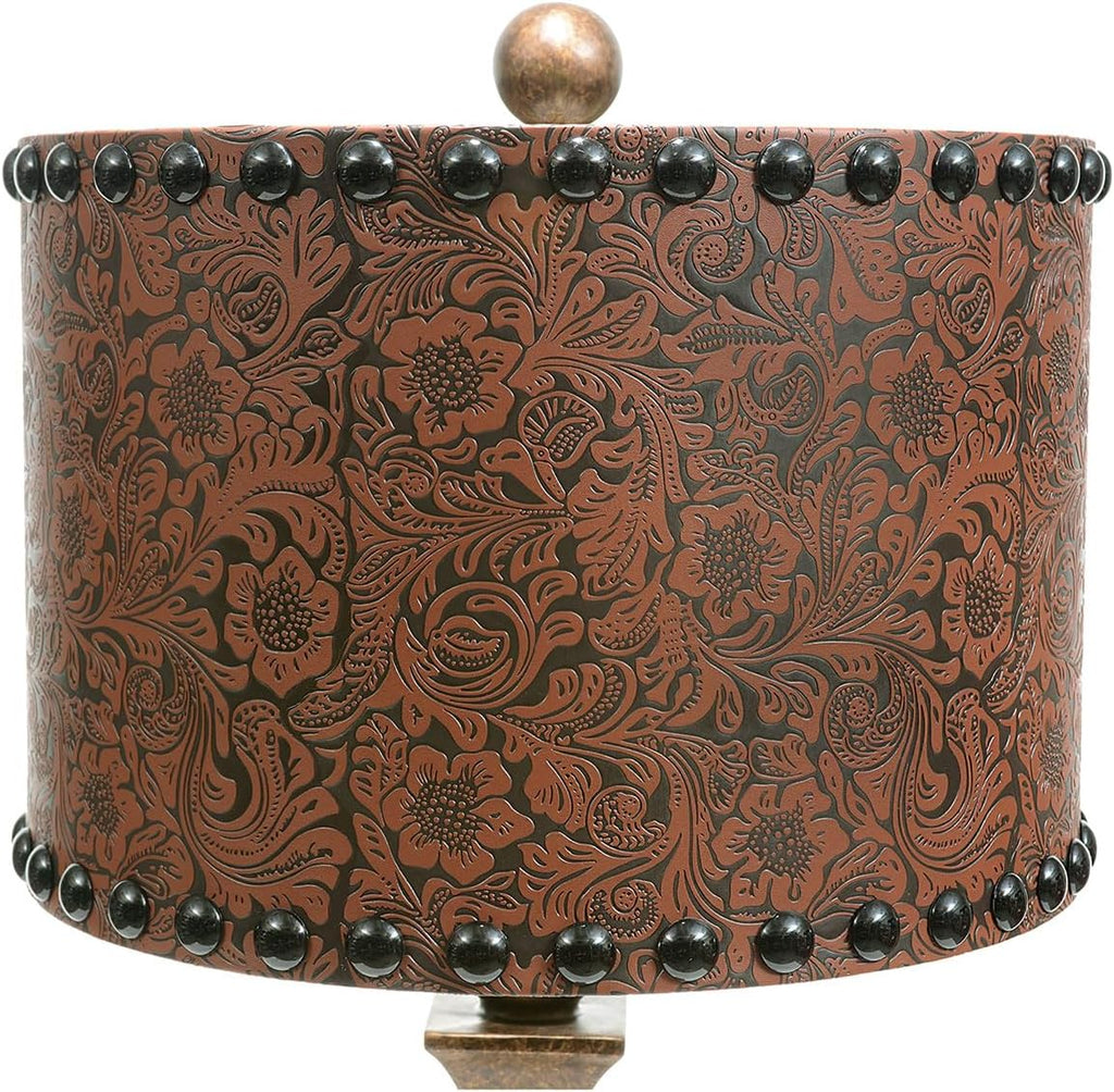 BLACK FOREST DECOR - Sheridan Table Lamp for Cabin, Living Room, Nightstand, Desk - Western Rustic Lighting - 26.75'