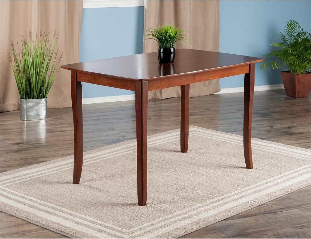 Winsome Inglewood Dining Table, Sturdy & Stylish Rectagular Table for Eating & Working in Office, Kitchen, Dining Room, Classic Home Decor Furniture