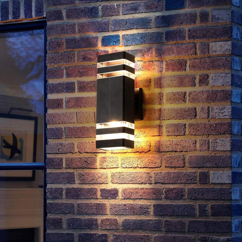 6 Pack Outdoor Lights, 14W IP65 3000K 1100LM Warm White Porch Lights, Aluminum for House Porch Patio Garage