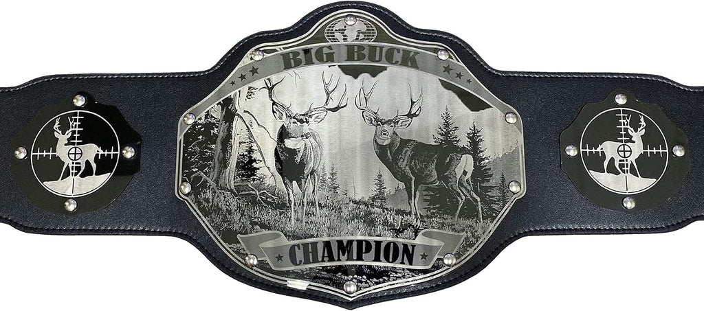 Undisputed Belts Hunting Championship Belt Trophy - Custom Text