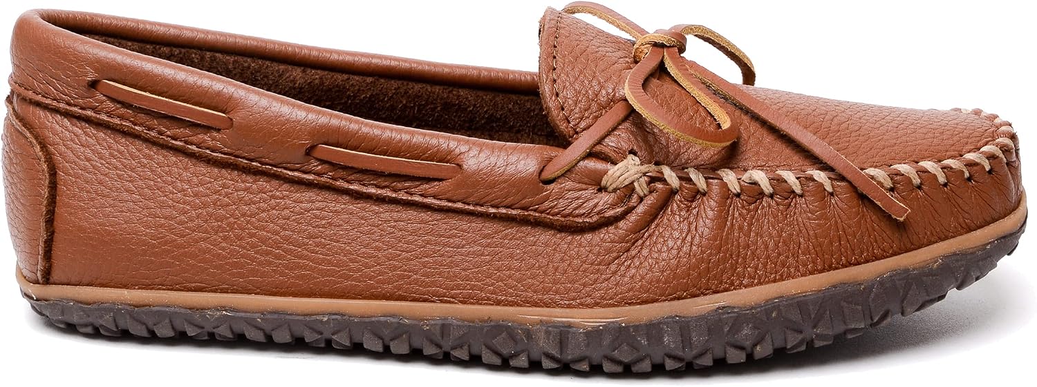 Minnetonka Men's Moosehide Tread Moccasins